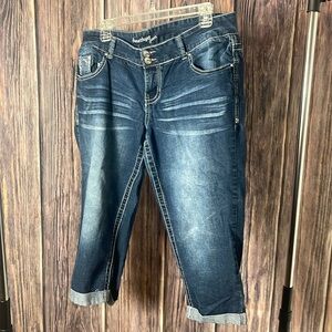 Amethyst Jeans Capris